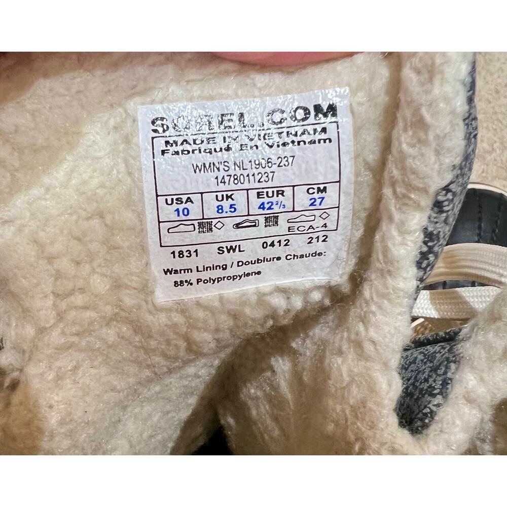 Sorel Tivoli High Waterproof Winter Lace Up Faux Fur Boots Size 10 - Picture 3 of 13